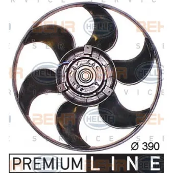 Ventilateur, refroidissement du moteur HELLA 8EW 351 043-681