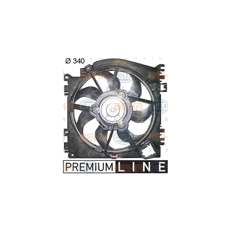 Ventilateur, refroidissement du moteur HELLA 8EW 351 043-701