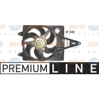 Ventilateur, refroidissement du moteur HELLA 8EW 351 043-711