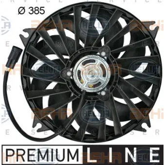 Ventilateur, refroidissement du moteur HELLA 8EW 351 043-731