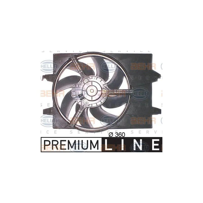 Ventilateur, refroidissement du moteur HELLA 8EW 351 043-771