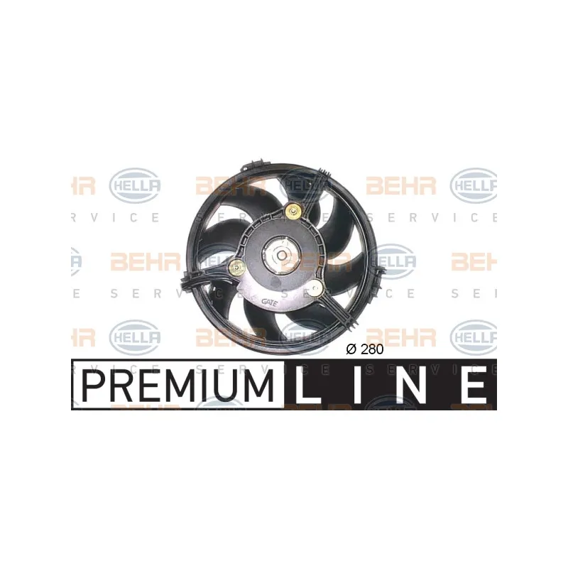 Ventilateur, refroidissement du moteur HELLA 8EW 351 043-781