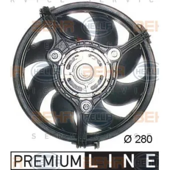 Ventilateur, refroidissement du moteur HELLA 8EW 351 044-041