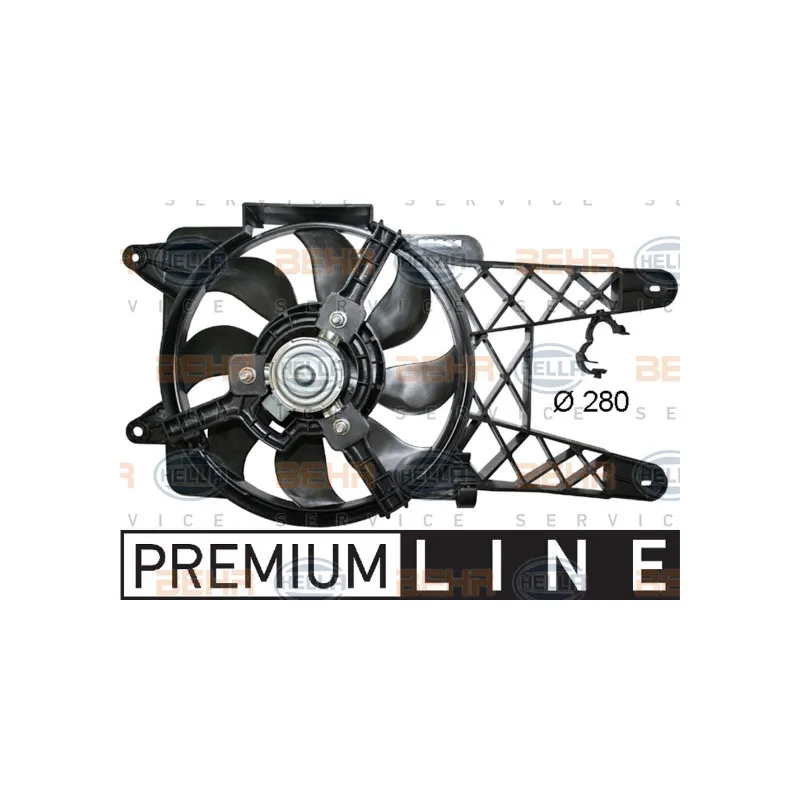 Ventilateur, refroidissement du moteur HELLA 8EW 351 044-091