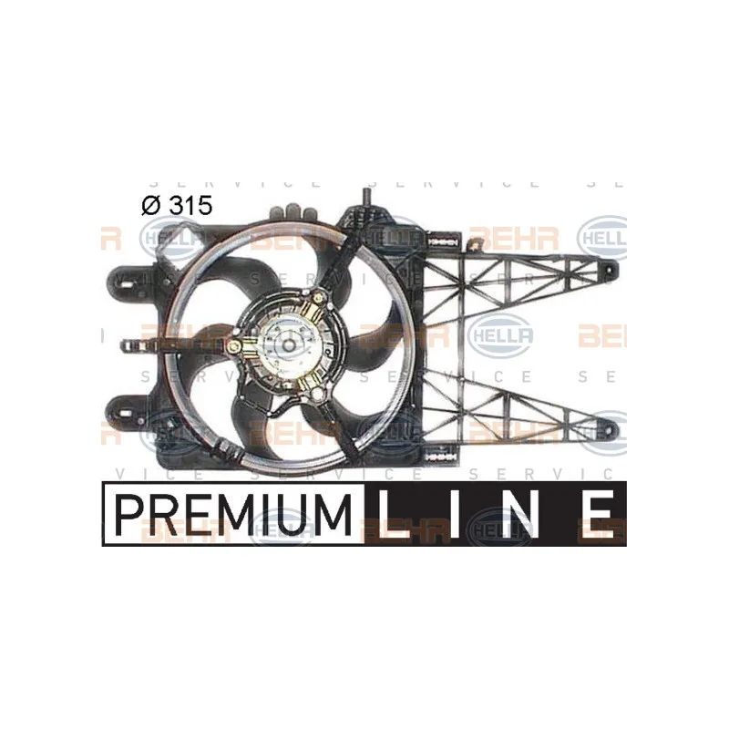 Ventilateur, refroidissement du moteur HELLA 8EW 351 044-101