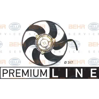Ventilateur, refroidissement du moteur HELLA 8EW 351 044-151