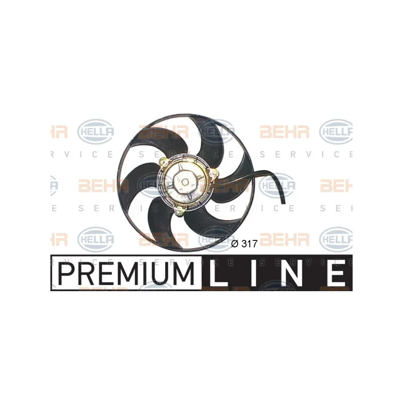 Ventilateur, refroidissement du moteur HELLA 8EW 351 044-181