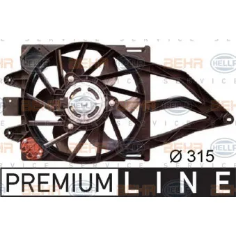Ventilateur, refroidissement du moteur HELLA 8EW 351 044-401