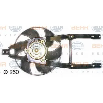 Ventilateur, refroidissement du moteur HELLA 8EW 351 044-461