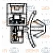 Ventilateur, refroidissement du moteur HELLA 8EW 351 044-491 - Visuel 2