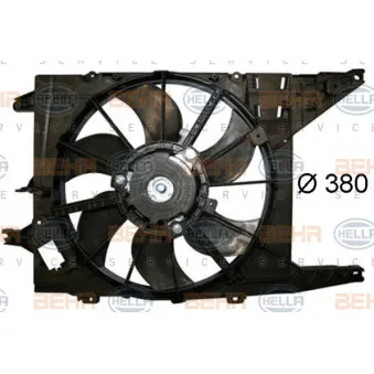 Ventilateur, refroidissement du moteur HELLA 8EW 351 044-521