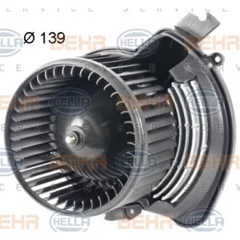 Pulseur d'air habitacle HELLA 8EW 351 149-401