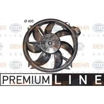 Ventilateur, refroidissement du moteur HELLA 8EW 351 149-591