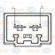 Pulseur d'air habitacle HELLA 8EW 351 151-121 - Visuel 1