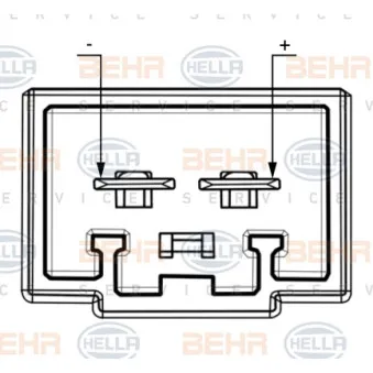 Pulseur d'air habitacle HELLA 8EW 351 151-121