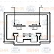 Pulseur d'air habitacle HELLA 8EW 351 151-131 - Visuel 1