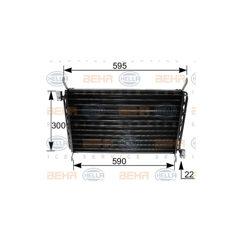 Condenseur, climatisation HELLA 8FC 351 035-661