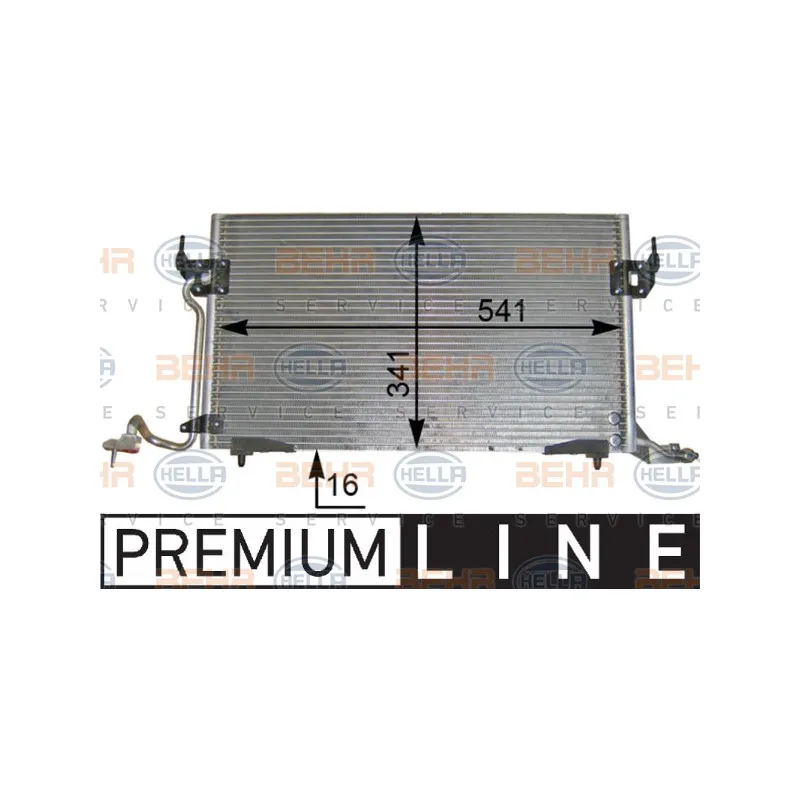 Condenseur, climatisation HELLA 8FC 351 036-401