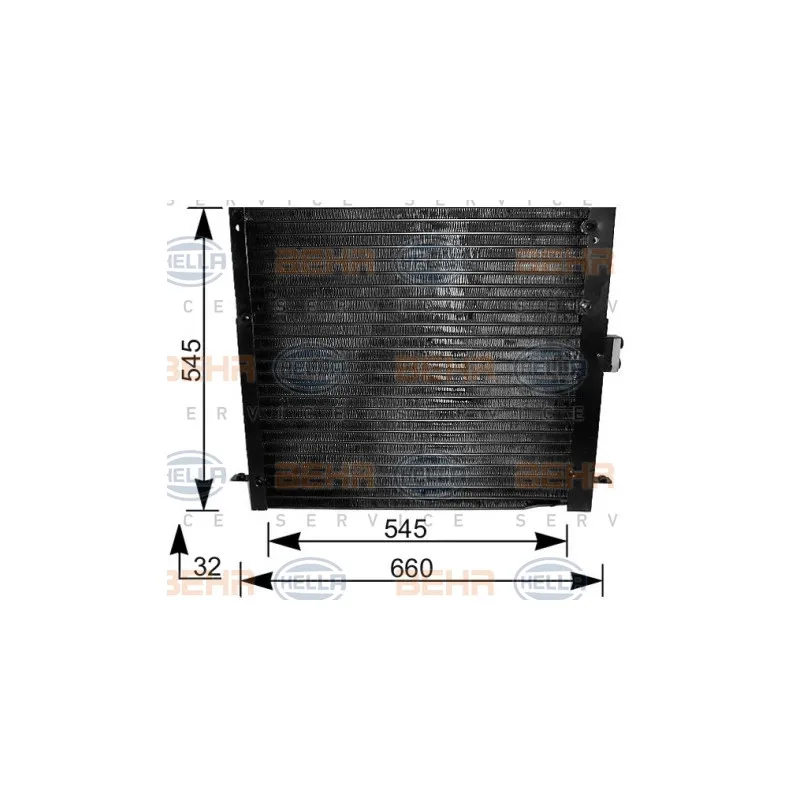 Condenseur, climatisation HELLA 8FC 351 037-101