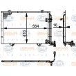 Condenseur, climatisation HELLA 8FC 351 037-334 - Visuel 1