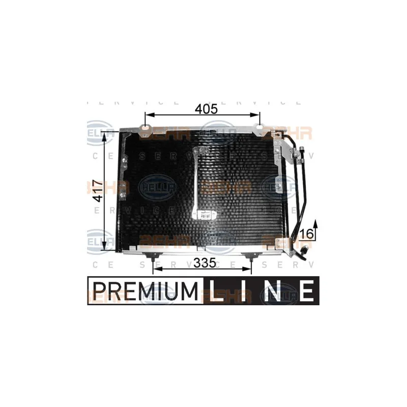 Condenseur, climatisation HELLA 8FC 351 038-461