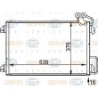 Condenseur, climatisation HELLA 8FC 351 300-514 - Visuel 1