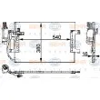 Condenseur, climatisation HELLA 8FC 351 301-394 - Visuel 1