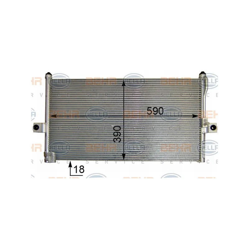 Condenseur, climatisation HELLA 8FC 351 302-721