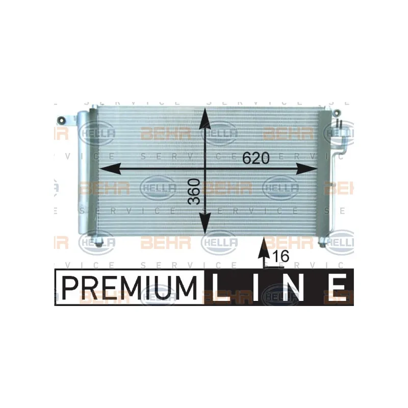 Condenseur, climatisation HELLA 8FC 351 303-111