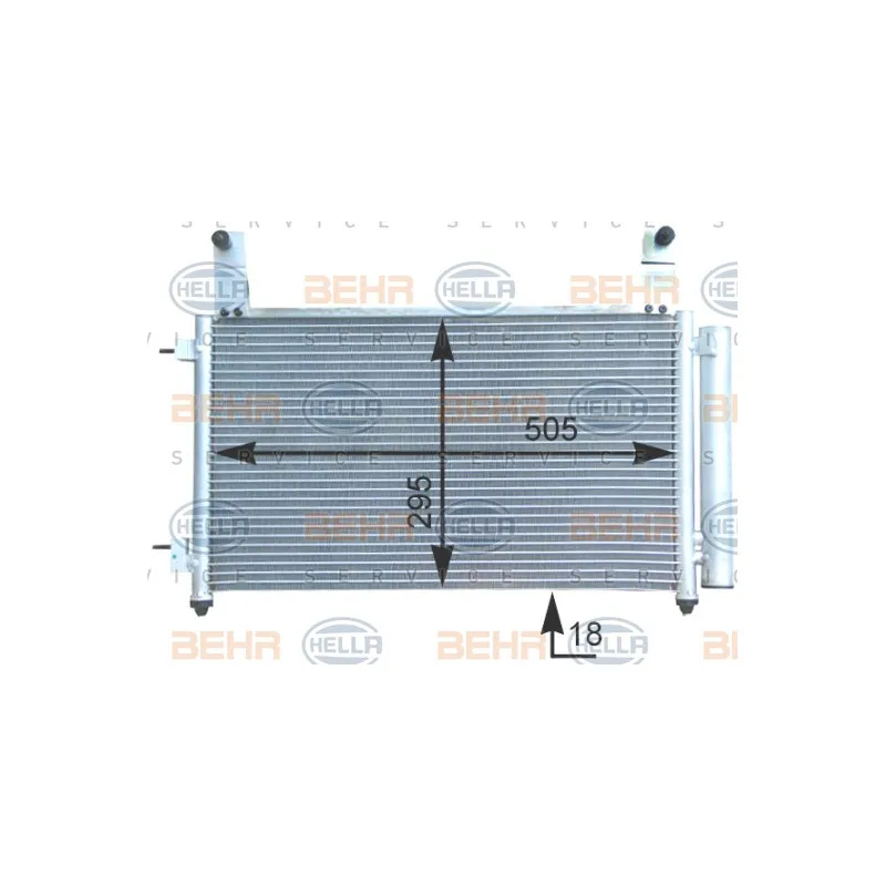 Condenseur, climatisation HELLA 8FC 351 303-141