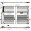 Condenseur, climatisation HELLA 8FC 351 303-284 - Visuel 1