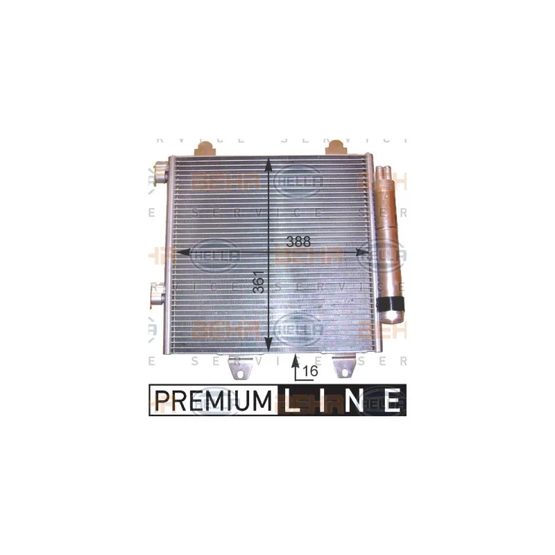 Condenseur, climatisation HELLA 8FC 351 303-531