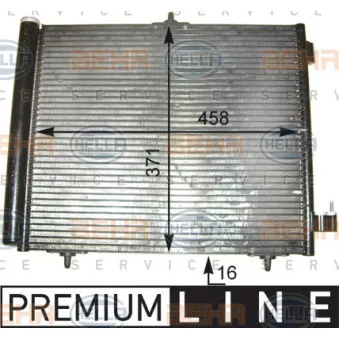Condenseur, climatisation HELLA 8FC 351 303-541