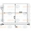Condenseur, climatisation HELLA 8FC 351 303-634 - Visuel 1