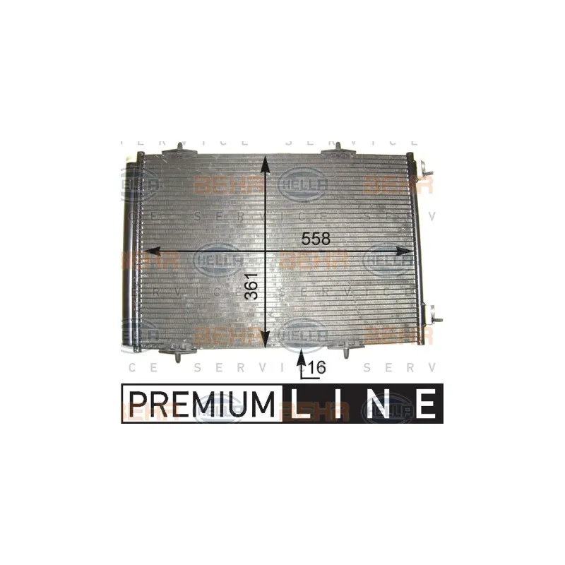 Condenseur, climatisation HELLA 8FC 351 303-661