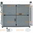 Condenseur, climatisation HELLA 8FC 351 309-391 - Visuel 2