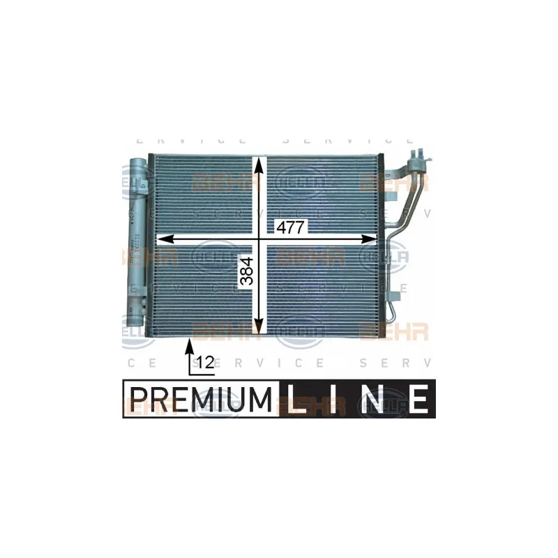 Condenseur, climatisation HELLA 8FC 351 318-701