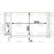 Condenseur, climatisation HELLA 8FC 351 343-171 - Visuel 1