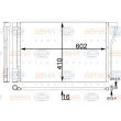 Condenseur, climatisation HELLA 8FC 351 343-201 - Visuel 2