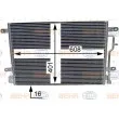 Condenseur, climatisation HELLA 8FC 351 343-484 - Visuel 2