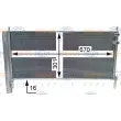 Condenseur, climatisation HELLA 8FC 351 343-624 - Visuel 1