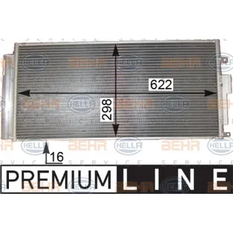 Condenseur, climatisation HELLA 8FC 351 344-141