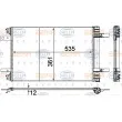 Condenseur, climatisation HELLA 8FC 351 345-121 - Visuel 1