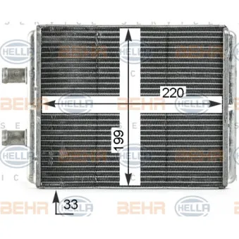 Système de chauffage HELLA 8FH 351 000-351