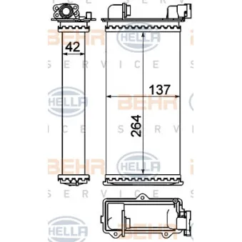 Système de chauffage HELLA 8FH 351 000-531