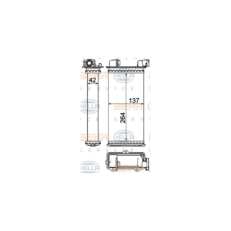 Système de chauffage HELLA 8FH 351 000-531