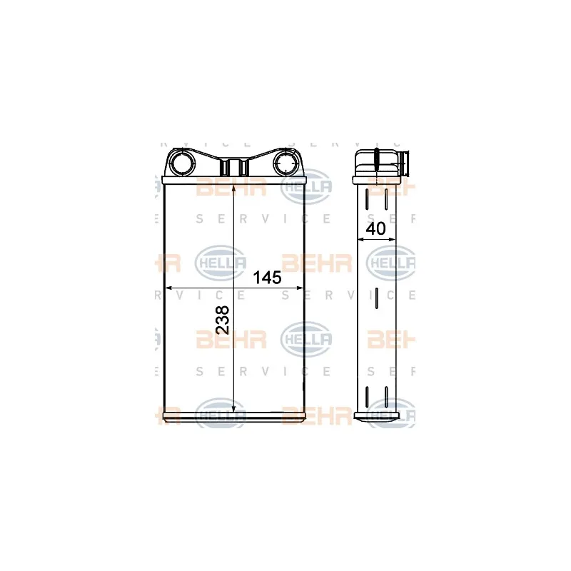Système de chauffage HELLA 8FH 351 000-541
