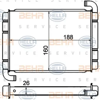 Système de chauffage HELLA 8FH 351 000-571