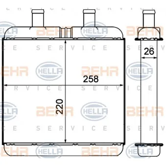 Système de chauffage HELLA 8FH 351 000-591