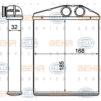 Système de chauffage HELLA 8FH 351 000-611